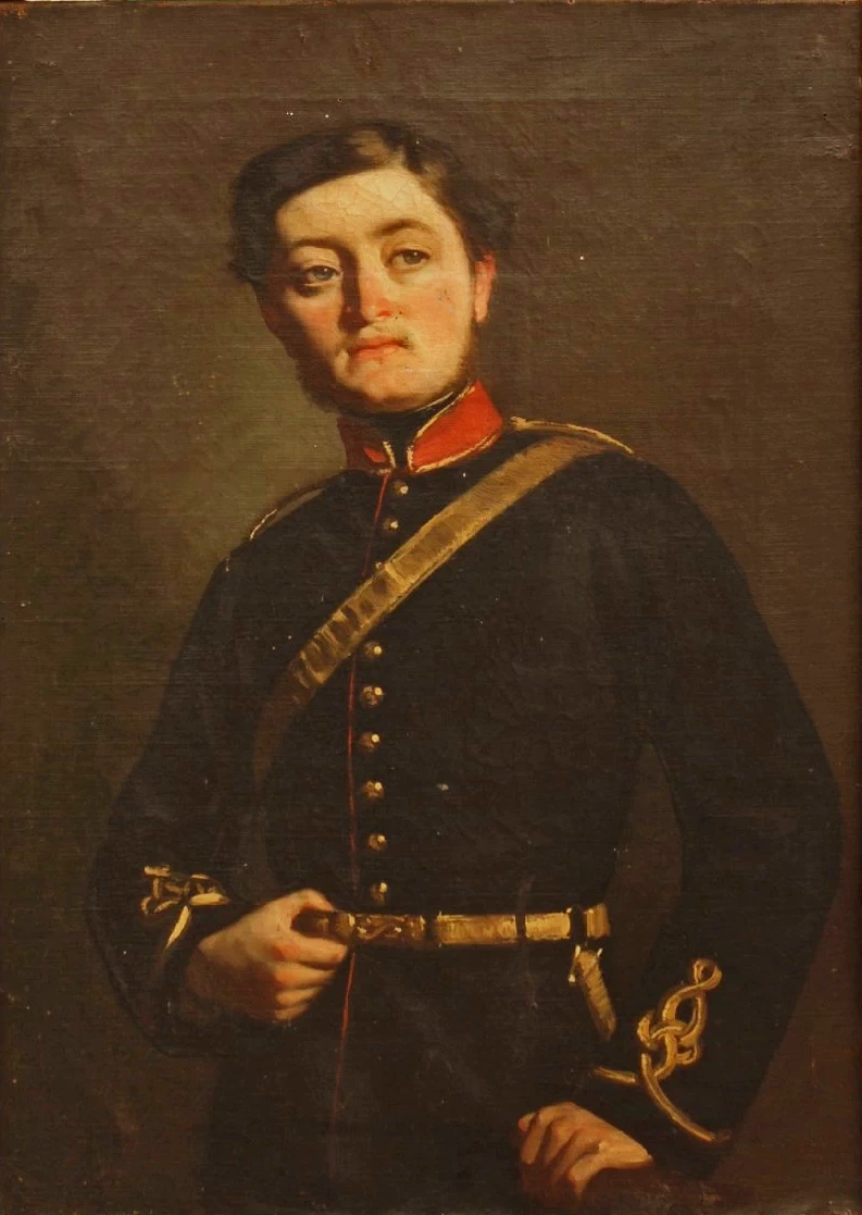 Ritratto di ufficiale garibaldino - Museo Nazionale di Palazzo Reale, Torino